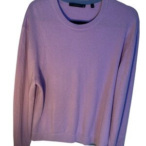 GREYSON 100% Cashmere Lavender Pull Over Women Sweater Sz XL